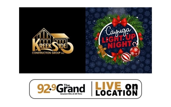 Kreekside Construction - Cayuga Light Up Night! December 5 2025