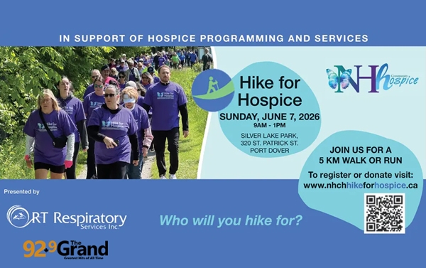Norfolk Haldimand Community Hospice  - Hike for Hospice!