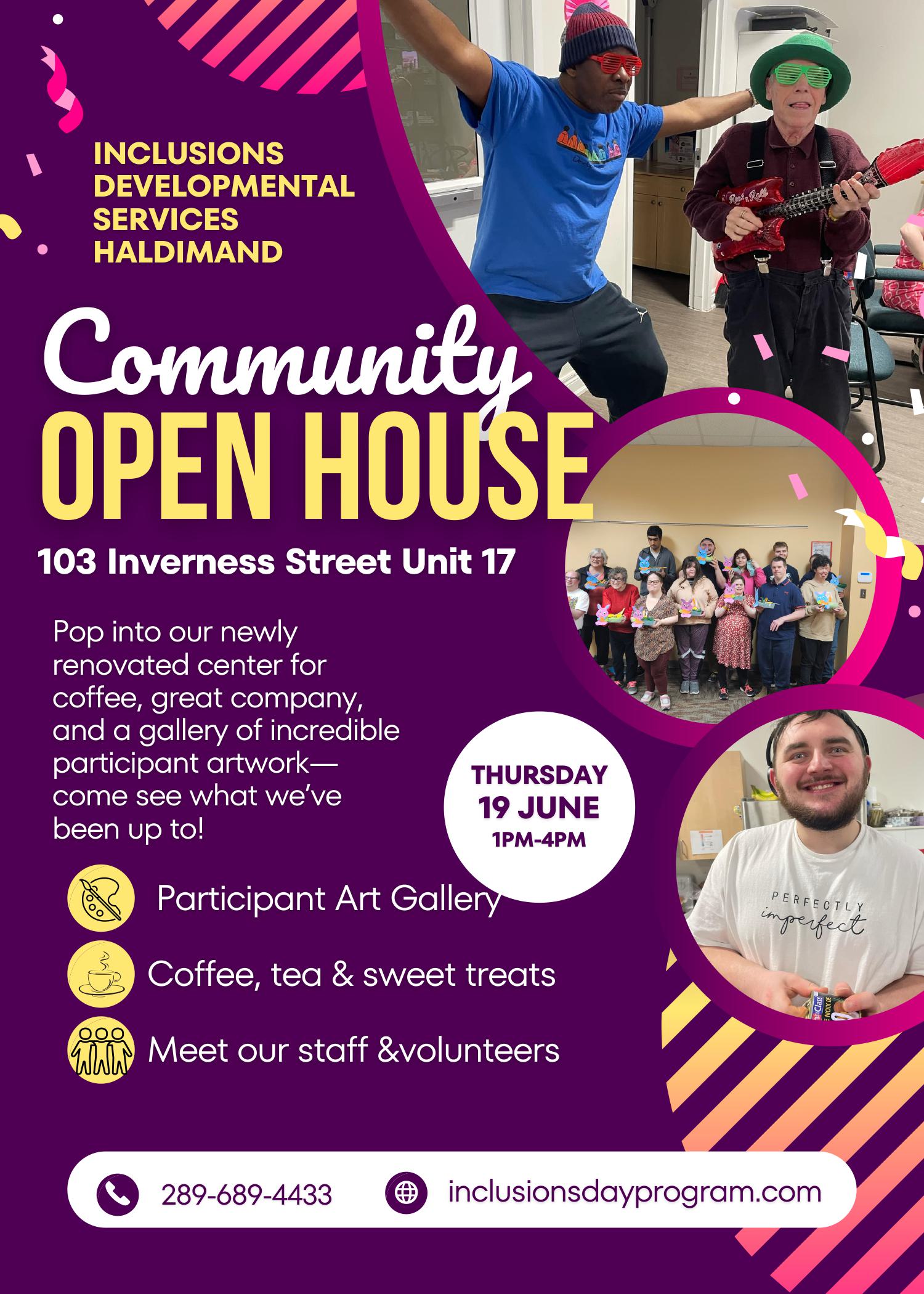 Inclusions Disability Open House Invitation