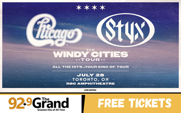 Concert Ticket Thursday - STYX & Chicago The Windy Cities Tour!